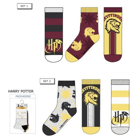 Harry Potter Gryffindor gyerek zokni 23-34