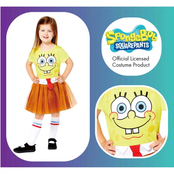 SpongyaBob Miss Sponge lány jelmez 3-4 év