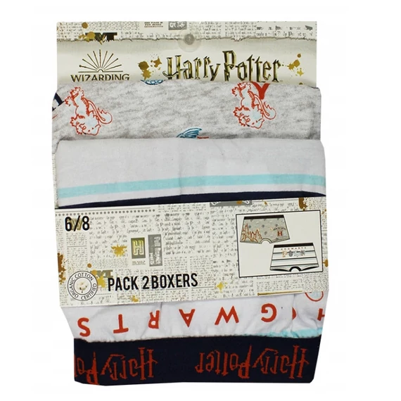 Harry Potter Castle gyerek boxeralsó 2 darab/csomag 10 - 12 év / 140 - 152 cm