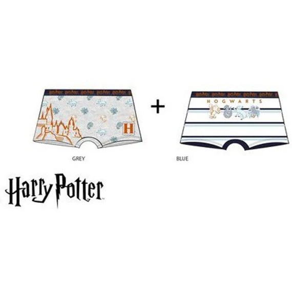 Harry Potter Castle gyerek boxeralsó 2 darab/csomag 10 - 12 év / 140 - 152 cm