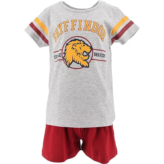 Harry Potter Gryffindor Grey gyerek rövid pizsama 6 év / 116 cm