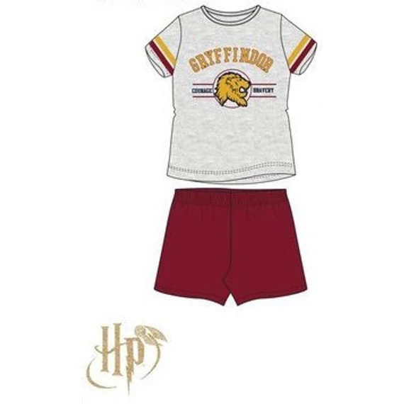 Harry Potter Gryffindor Grey gyerek rövid pizsama 6 év / 116 cm