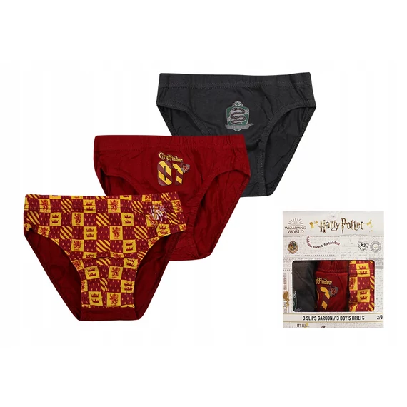 Harry Potter Gryffindor gyerek fehérnemű, alsó 3 darab/csomag 2 - 3 év / 92 - 98 cm