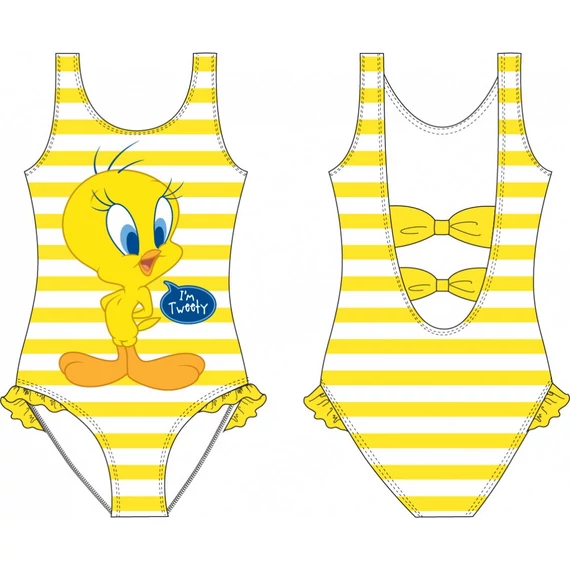 Bolondos Dallamok Tweety gyerek fürdőruha, úszó 2 - 8 év / 92 - 128 cm