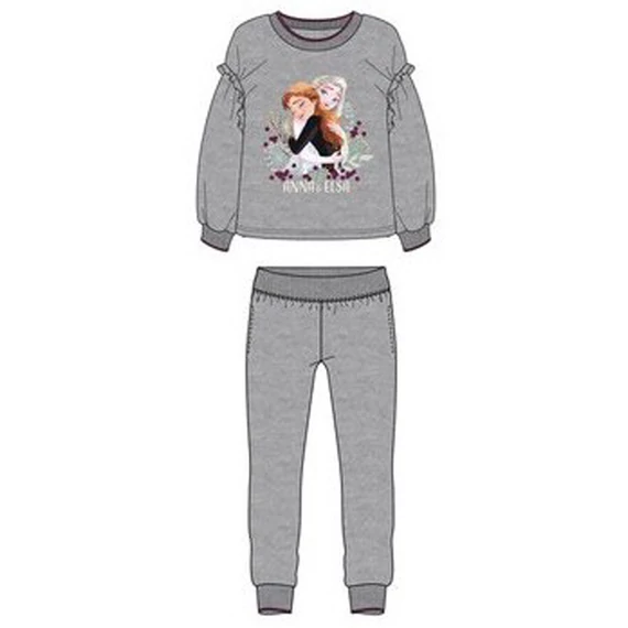 Disney Jégvarázs Fondness Grey gyerek flitteres melegítő, jogging szett 6 év / 116 cm