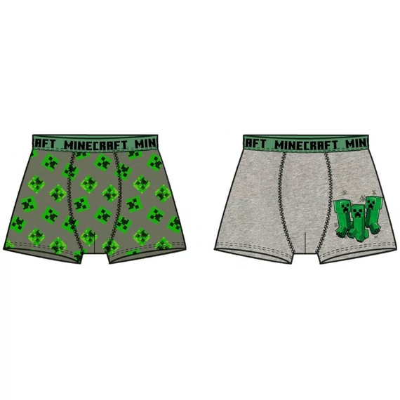 Minecraft Squad gyerek boxeralsó 2 darab/csomag 12 év / 152 cm