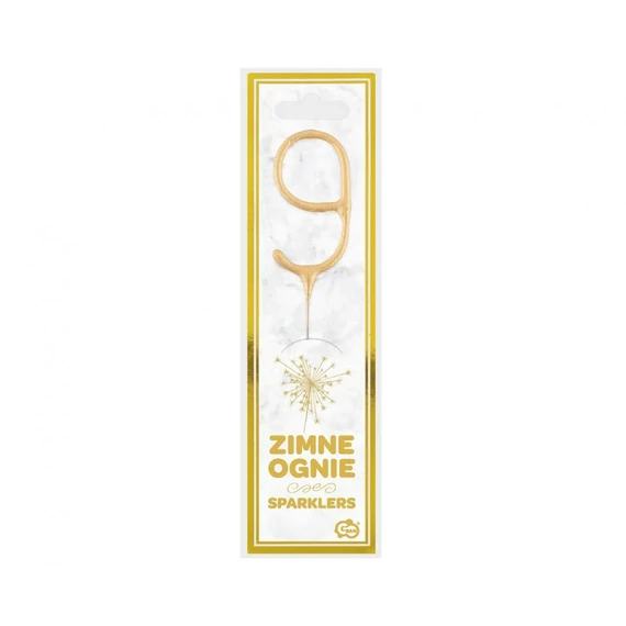 Arany Gold 9-es csillagszóró 17 cm