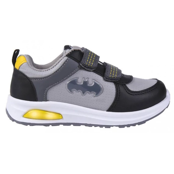 Batman Grey LED villogó, világító utcai cipő 31