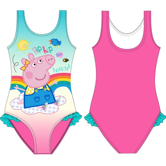 Peppa malac Hooray gyerek fürdőruha, úszó 2 - 5 év / 92 - 110 cm