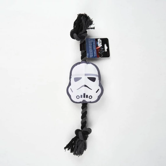 Star Wars Stormtrooper sípoló plüss és kötél kutyajáték