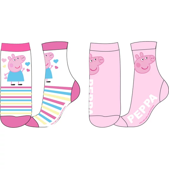 Peppa malac Heart gyerek zokni 23-34