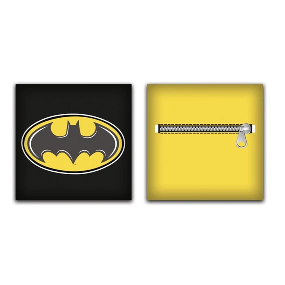 Batman Symbol párna, díszpárna levehető huzattal 35x35 cm Velúr