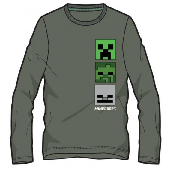 Minecraft Blocky gyerek hosszú ujjú póló, felső 12 év / 152 cm
