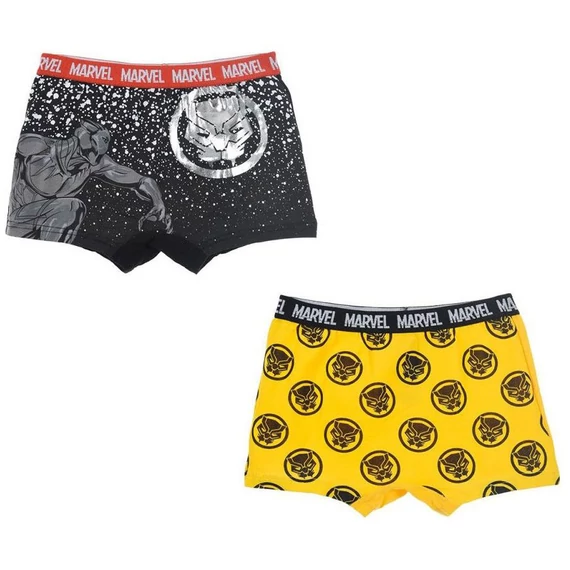 Bosszúállók Black Panther gyerek boxeralsó 2 darab/csomag 6 - 8 év / 116 - 128 cm