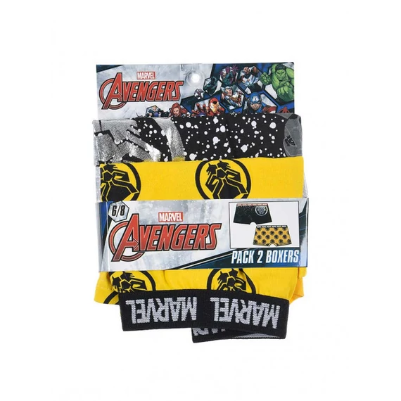 Bosszúállók Black Panther gyerek boxeralsó 2 darab/csomag 6 - 8 év / 116 - 128 cm