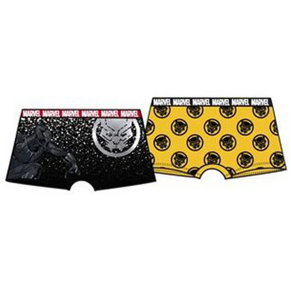 Bosszúállók Black Panther gyerek boxeralsó 2 darab/csomag 6 - 8 év / 116 - 128 cm