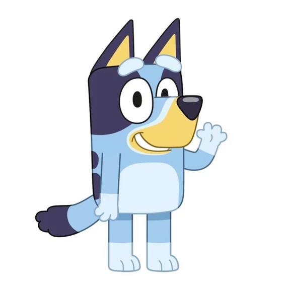Bluey To Wave formapárna, díszpárna 21x31 cm