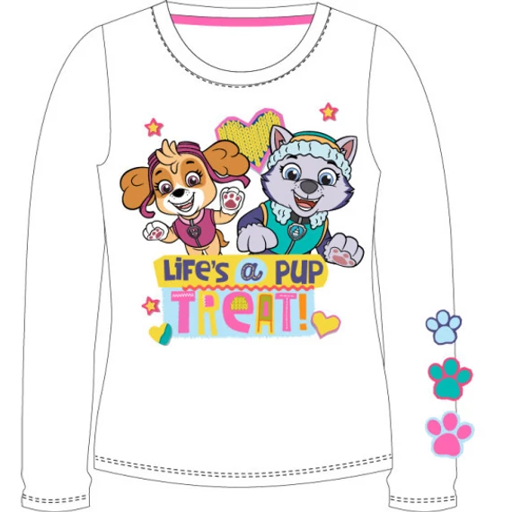 Mancs Őrjárat Pup Treat gyerek hosszú póló, felső 8 év / 128 cm
