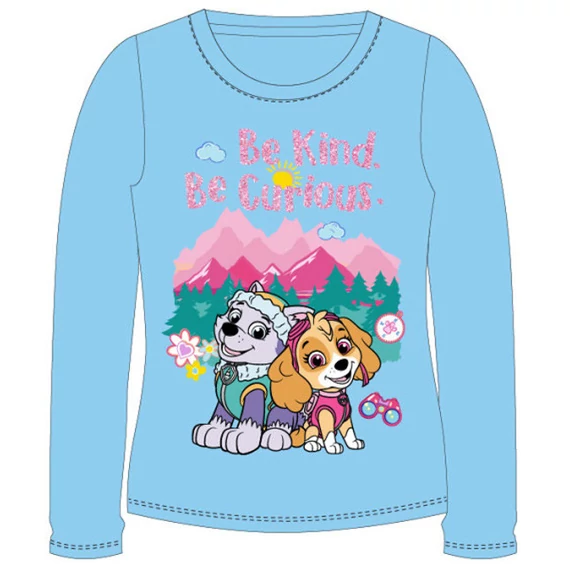 Mancs Őrjárat Be Kind Blue gyerek hosszú póló, felső 8 év / 128 cm