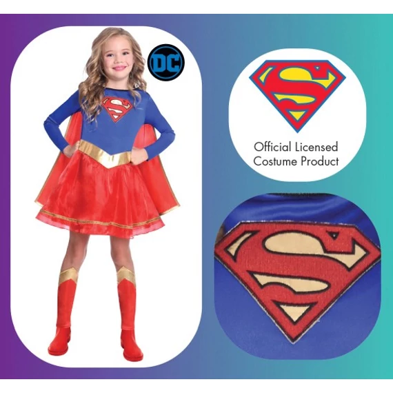 Supergirl Girl of Steel jelmez 4-6 év