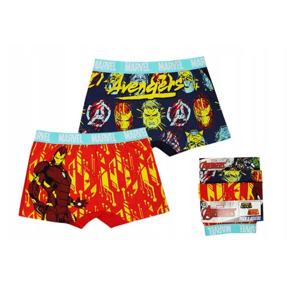Bosszúállók Stark-Tech gyerek boxeralsó 2 darab/csomag 9 - 10 év / 134 - 140 cm