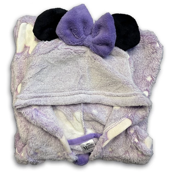 Disney Minnie Purple sötétben világító gyerek hosszú pizsama, overál 3 - 4 év / 98 - 104 cm