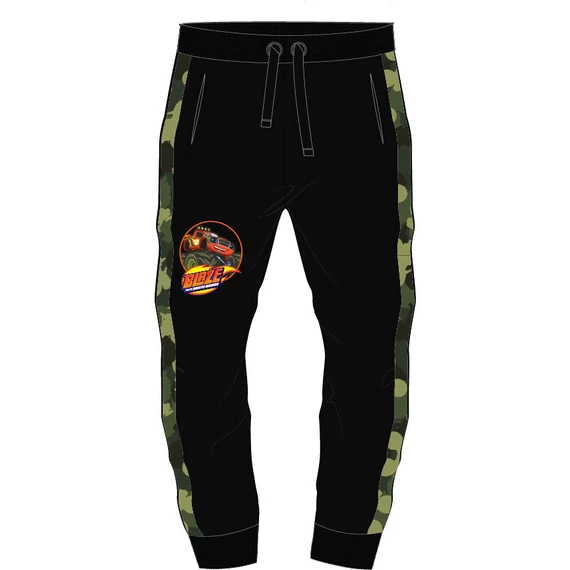Láng Black gyerek hosszú nadrág, jogging alsó 7 év / 122 cm