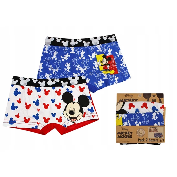 Disney Mickey Blue gyerek boxeralsó 2 darab/csomag 6 - 8 év / 116 - 128 cm