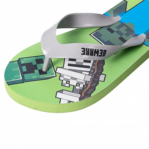 Minecraft Beware gyerek papucs, Flip-Flop 31/32
