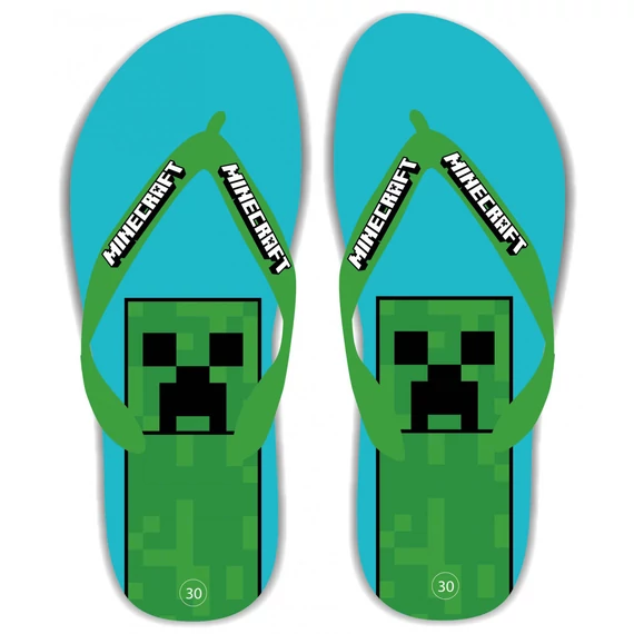 Minecraft Blue gyerek papucs, Flip-Flop 33/34