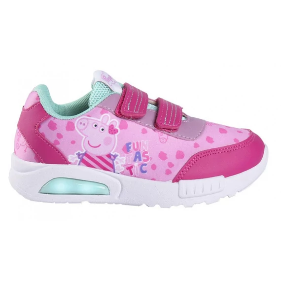 Peppa malac Funtastic LED villogó, világító utcai cipő 29