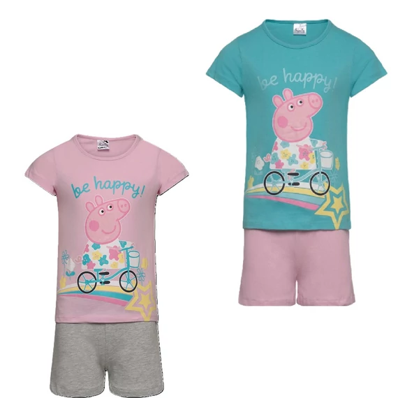 Peppa malac Bike gyerek rövid pizsama 3 - 6 év / 98 - 116 cm