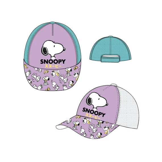 Snoopy Pastel Pop gyerek baseball sapka 52-54 cm