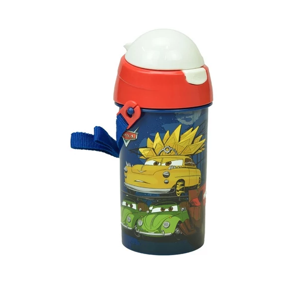 Disney Verdák Lightyear műanyag szívószálas kulacs akasztóval 500 ml