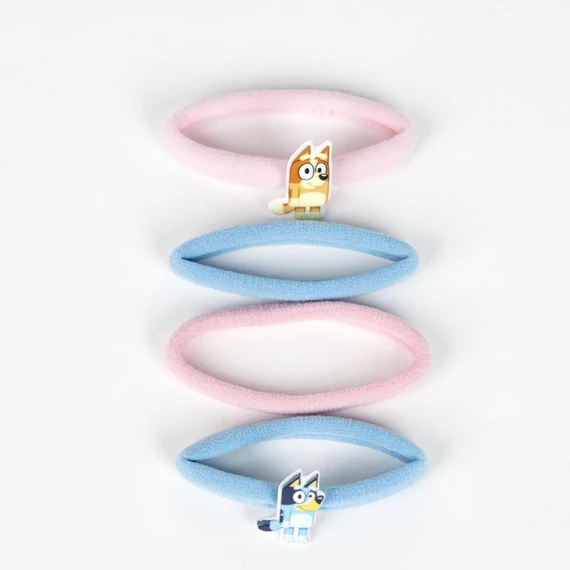 Bluey Happy Vibes hajgumi szett 4 db-os