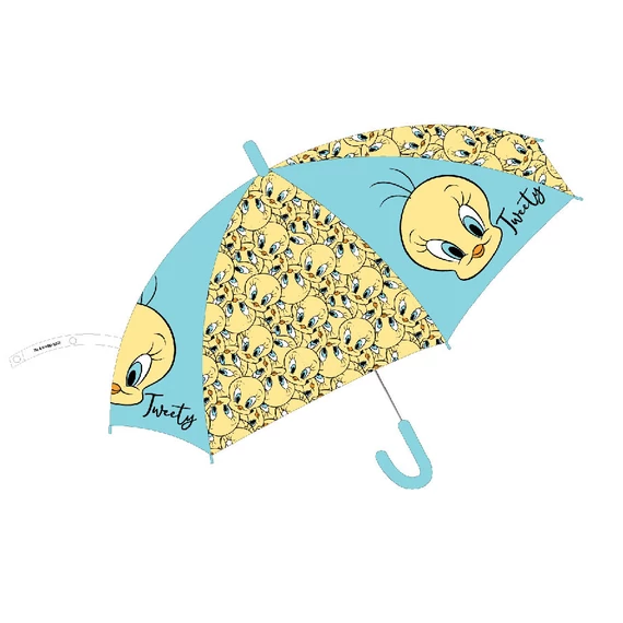 Bolondos dallamok Mini Tweety gyerek félautomata esernyő Ø74 cm