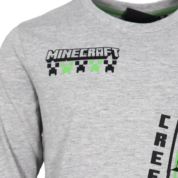 Minecraft Create gyerek hosszú ujjú póló, felső 6 - 12 év / 116 - 152 cm