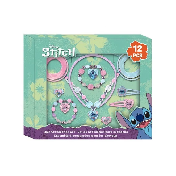 Disney Lilo és Stitch, A csillagkutya Angel hajkiegészítő szett 12 db-os