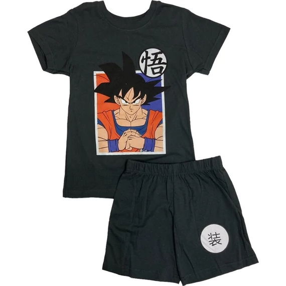 Dragon Ball Saiyan Black gyerek rövid pizsama 8 év / 128 cm