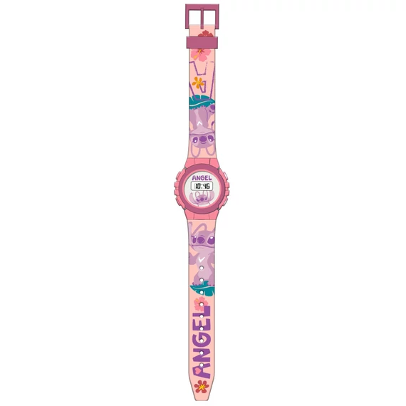 Disney Lilo és Stitch, A csillagkutya Pink Angel digitális karóra