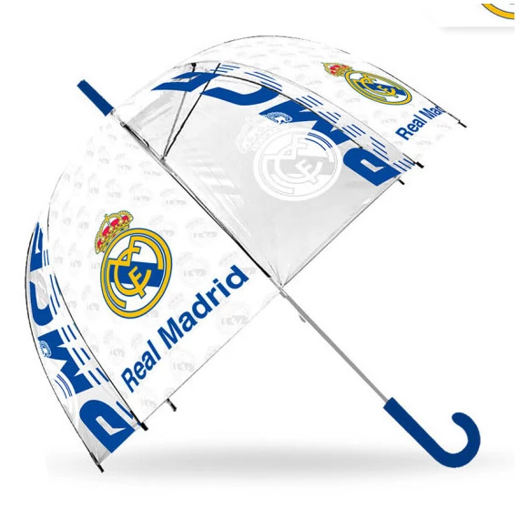 Real Madrid Emblem gyerek átlátszó esernyő Ø70 cm