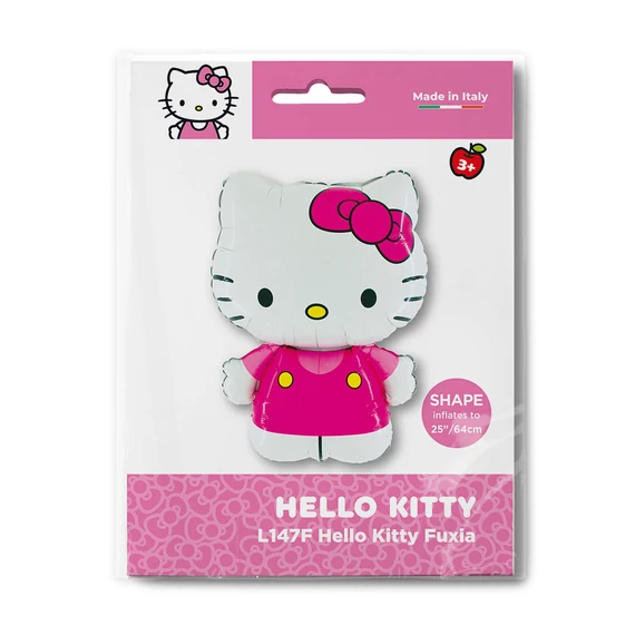 Hello Kitty Fuxia fólia lufi 64 cm