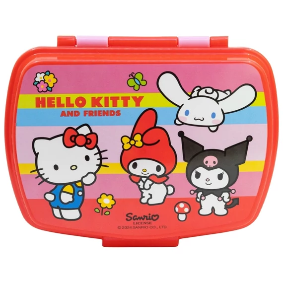 Hello Kitty and Friends funny műanyag szendvicsdoboz