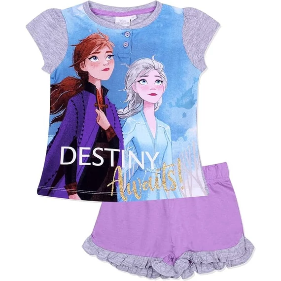 Disney Jégvarázs Destiny Awaits gyerek rövid pizsama Díszdobozban 8 év / 128 cm