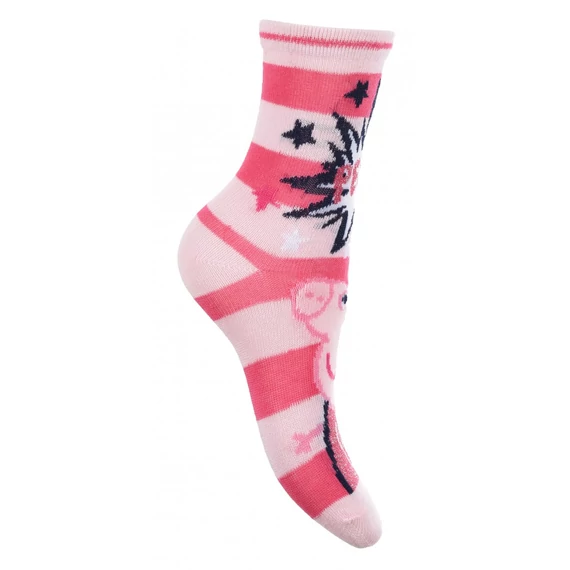Peppa malac Sparkle Steps Grey gyerek zokni  27/30