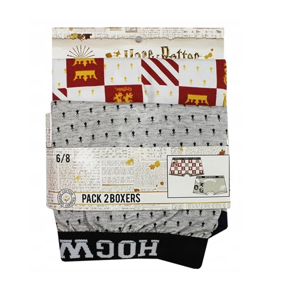 Harry Potter Hogwarts House gyerek boxeralsó 2 darab/csomag 10 - 11 év / 140 - 146 cm