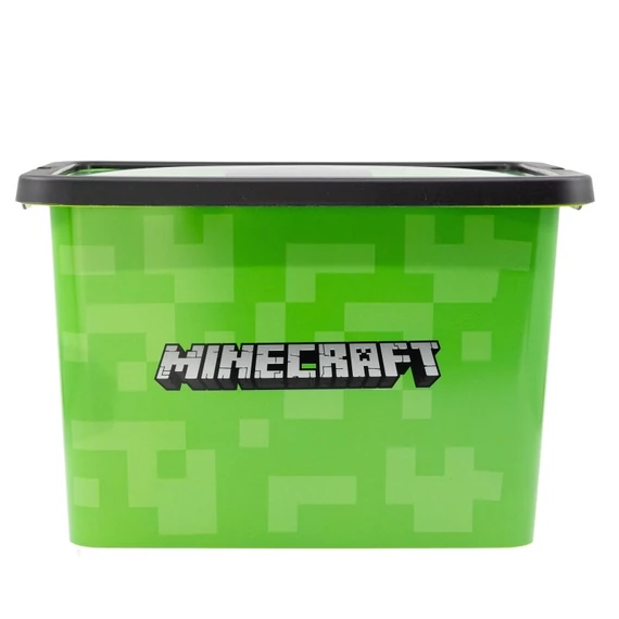 Minecraft Green műanyag tároló doboz 7 L