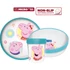 Peppa malac Core csúszásmentes étkészlet, micro műanyag szett