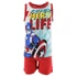 Bosszúállók Hero Life Red gyerek rövid pizsama 10 év / 140 cm