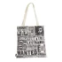 Harry Potter Wanted shopping bag, bevásárlótáska 40 cm